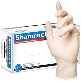 Shamrock Latex Gloves Powder Free (Case 10 box)