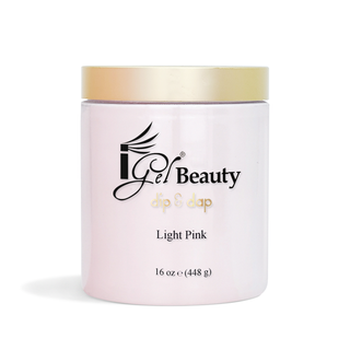 iGel Dip & Dap Powder - DP03 Light Pink 16 oz Refill