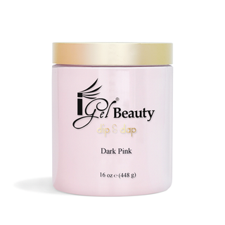 iGel Dip & Dap Powder - DP05 Dark Pink 16 oz Refill