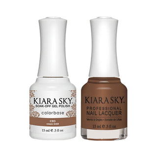 Kiara Sky Gel Nail Polish Duo - 432 Brown Colors - CEO