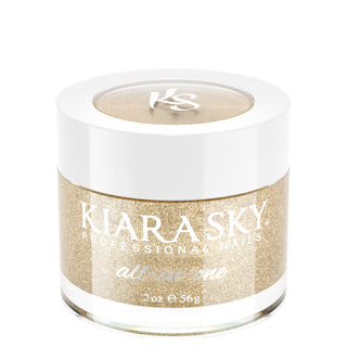 Kiara Sky Dip and Acrylic Powder 2oz - Dripping in Gold