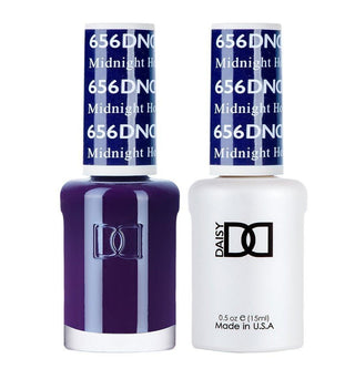DND Gel Nail Polish Duo - 656 Purple Colors - Midnight Hour