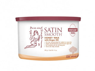 Satin Smooth Soft Wax Organic Honey with Argan Wax 14 oz #814144