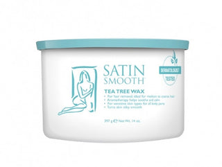 Satin Smooth Soft Wax Tea Tree Wax 14 oz #814150