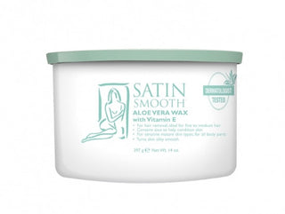 Satin Smooth Soft Wax Aloe Vera Wax 14 oz #814121