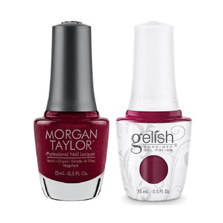 Gelish & Morgan Taylor Combo GE 260 - A Tale Of Two Nails