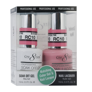 Cre8tion Soak Off Gel Matching Pair Rustic Collection 0.5oz RC10