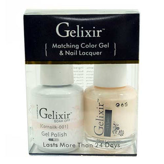 GELIXIR - Gel Nail Polish Matching Duo - 001 Cornsilk