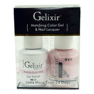 GELIXIR - Gel Nail Polish Matching Duo - 008 Bubble Gum