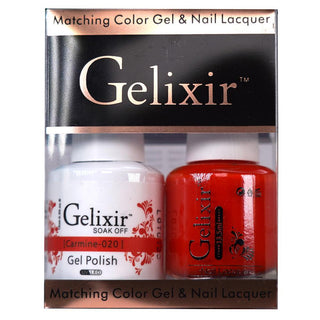 GELIXIR - Gel Nail Polish Matching Duo - 020 Carmine