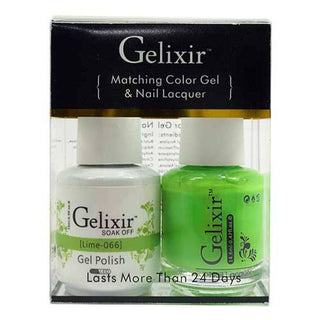 GELIXIR - Gel Nail Polish Matching Duo - 066 Lime