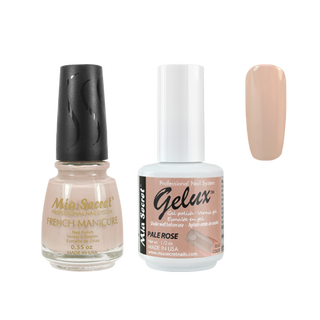 Mia Secret - The Match (Gelux and French Manicure Combo) Pale Rose