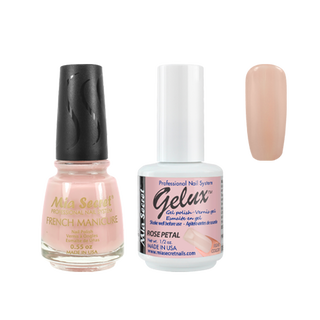 Mia Secret - The Match (Gelux and French Manicure Combo) Rose Petal
