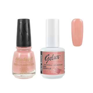 Mia Secret - The Match (Gelux and French Manicure Combo) Pink Amaryllis