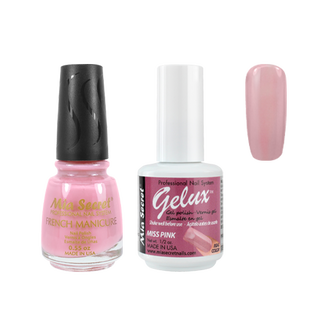 Mia Secret - The Match (Gelux and French Manicure Combo) Miss Pink