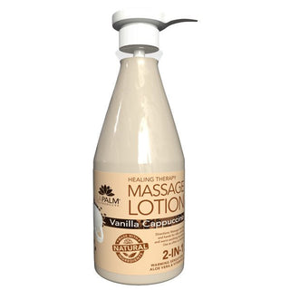 LaPalm Healing Therapy Massage Lotion | Vanilla Cappuccino 24oz