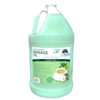 Lapalm Massage Oil Gallon, Green Tea Aroma