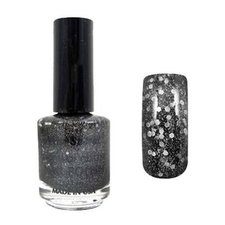 MIA SECRET Glitter Ink Nail Polish - Black 0.5oz.