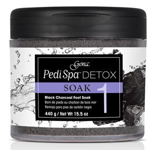 Gena - Pedi Spa Detox Black Charcoal Foot Soak 440g