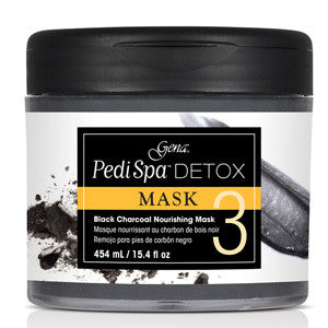 Gena - Pedi Spa Detox Black Charcoal Nourishing Mask 454ml