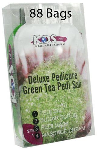Deluxe Pedicure Kit - Green Tea - 4 In 1 - 88 Bags