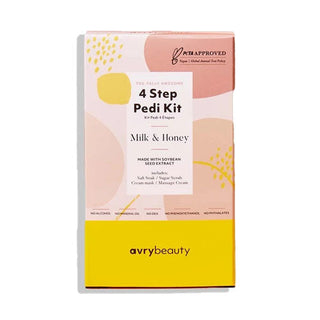 Avry 4 Step Pedi Kit - Milk & Honey