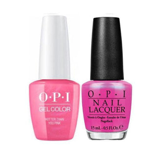 OPI Gel & Polish Duo:  N36 Hotter Than You Pink