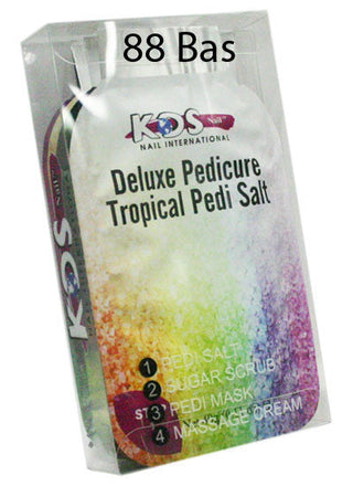Deluxe Pedicure Kit - Tropical - 4 In 1 - 88 Bags