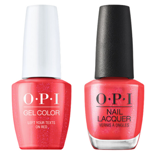 OPI Gel & Polish Duo: SO10 Left Your Texts On Red