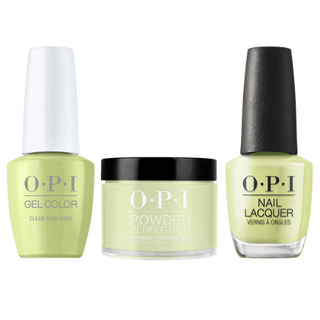OPI Trio: SO05 Clear Your Cash