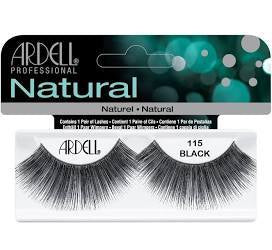 Ardell Natural False Eyelashes #115 Black #61510
