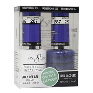 Cre8tion Soak Off Gel Matching Pair 0.5oz 287 BUENAS NOCHES