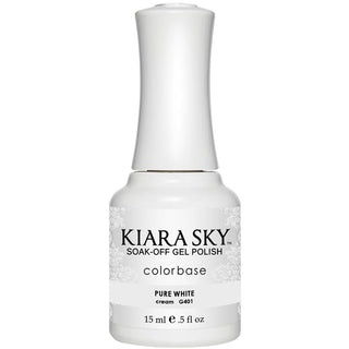 Kiara Sky Gel Polish - PURE WHITE