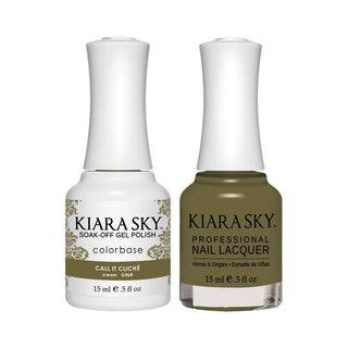 Kiara Sky Gel Nail Polish Duo - 568 Green Colors - Call It CLICH