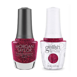 Gelish & Morgan Taylor Combo GE 911 - All Tied Up.. With A Bow