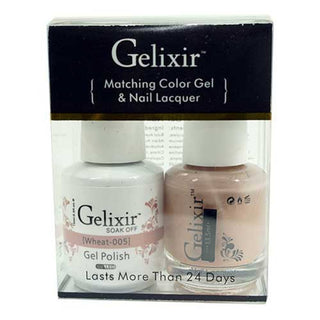 GELIXIR - Gel Nail Polish Matching Duo - 005 Wheat