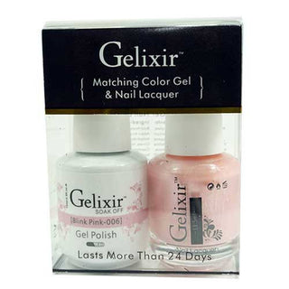 GELIXIR - Gel Nail Polish Matching Duo - 006 Blink Pink