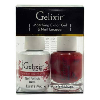 GELIXIR - Gel Nail Polish Matching Duo - 047 Summer Cherry