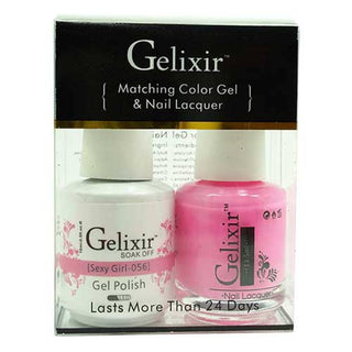 GELIXIR - Gel Nail Polish Matching Duo - 056 Sexy Girl