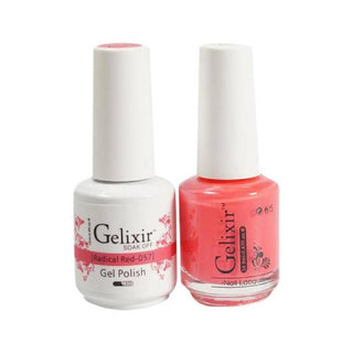 GELIXIR - Gel Nail Polish Matching Duo - 057 Radical Red