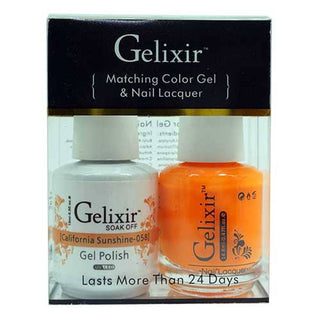 GELIXIR - Gel Nail Polish Matching Duo - 058 California Sunshine