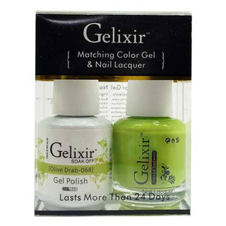 GELIXIR - Gel Nail Polish Matching Duo - 068 Olive Drab