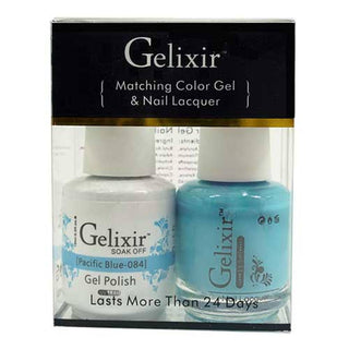 GELIXIR - Gel Nail Polish Matching Duo - 084 Pacific Blue