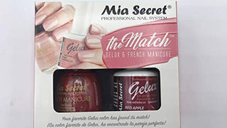 Mia Secret - The Match (Gelux and French Manicure Combo) Red Apple