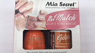 Mia Secret - The Match (Gelux and French Manicure Combo) Neon Orange