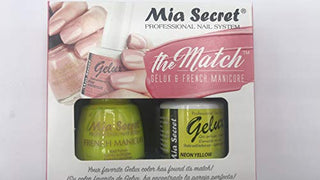 Mia Secret - The Match (Gelux and French Manicure Combo) Neon Yellow