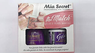 Mia Secret - The Match (Gelux and French Manicure Combo) Purple