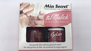 Mia Secret - The Match (Gelux and French Manicure Combo) Classic Red