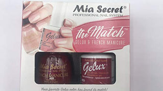 Mia Secret - The Match (Gelux and French Manicure Combo) Red
