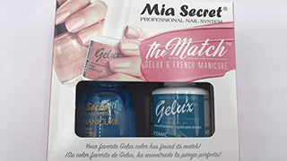Mia Secret - The Match (Gelux and French Manicure Combo) Oceanic